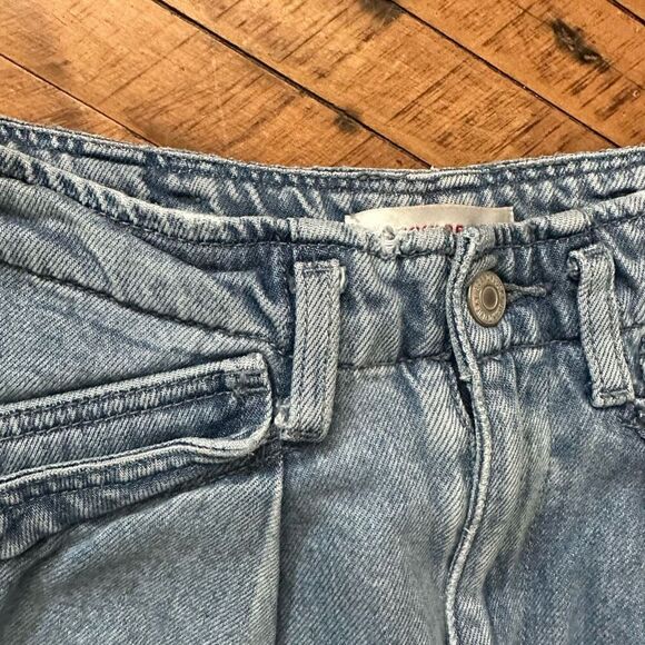 Lucky vintage hip hop baggy Y2K distressed 2/26 jeans - Picture 2 of 3